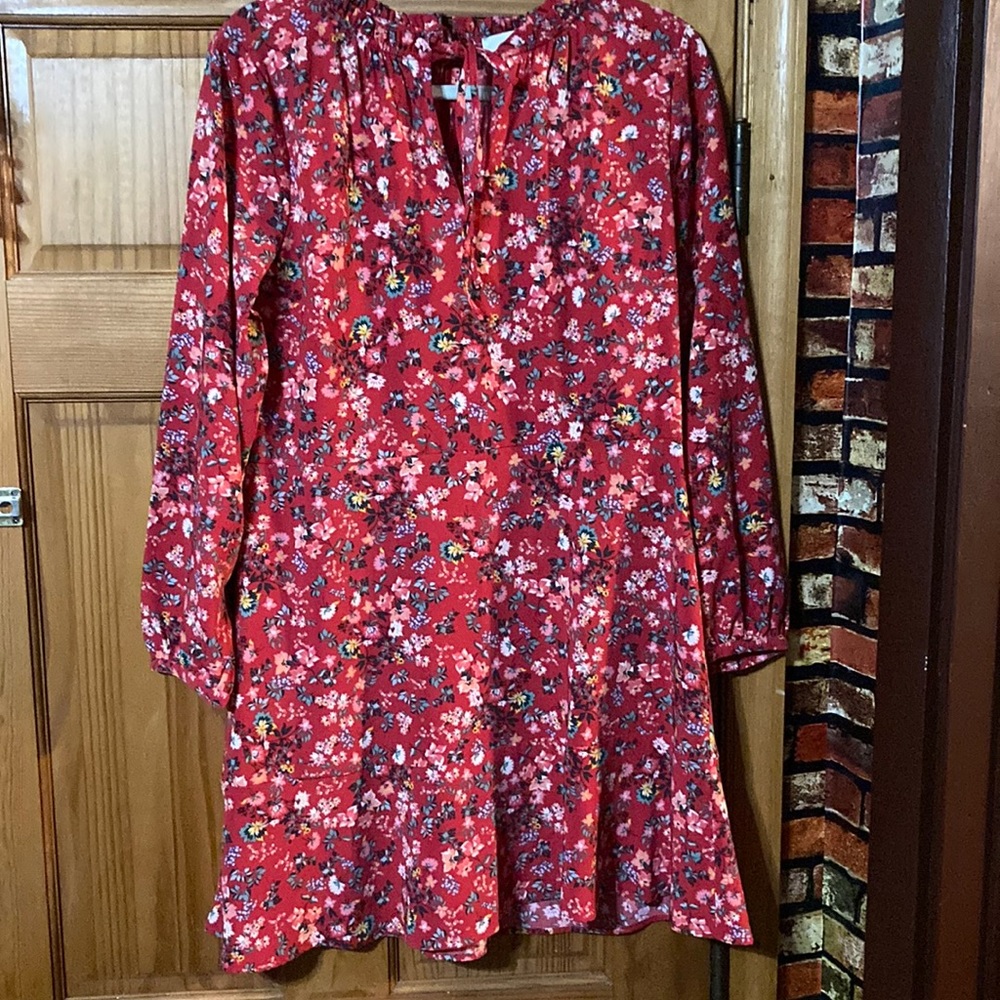 LOFT FLOUNCE DRESS